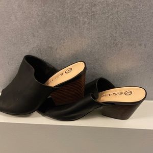 Black clogs